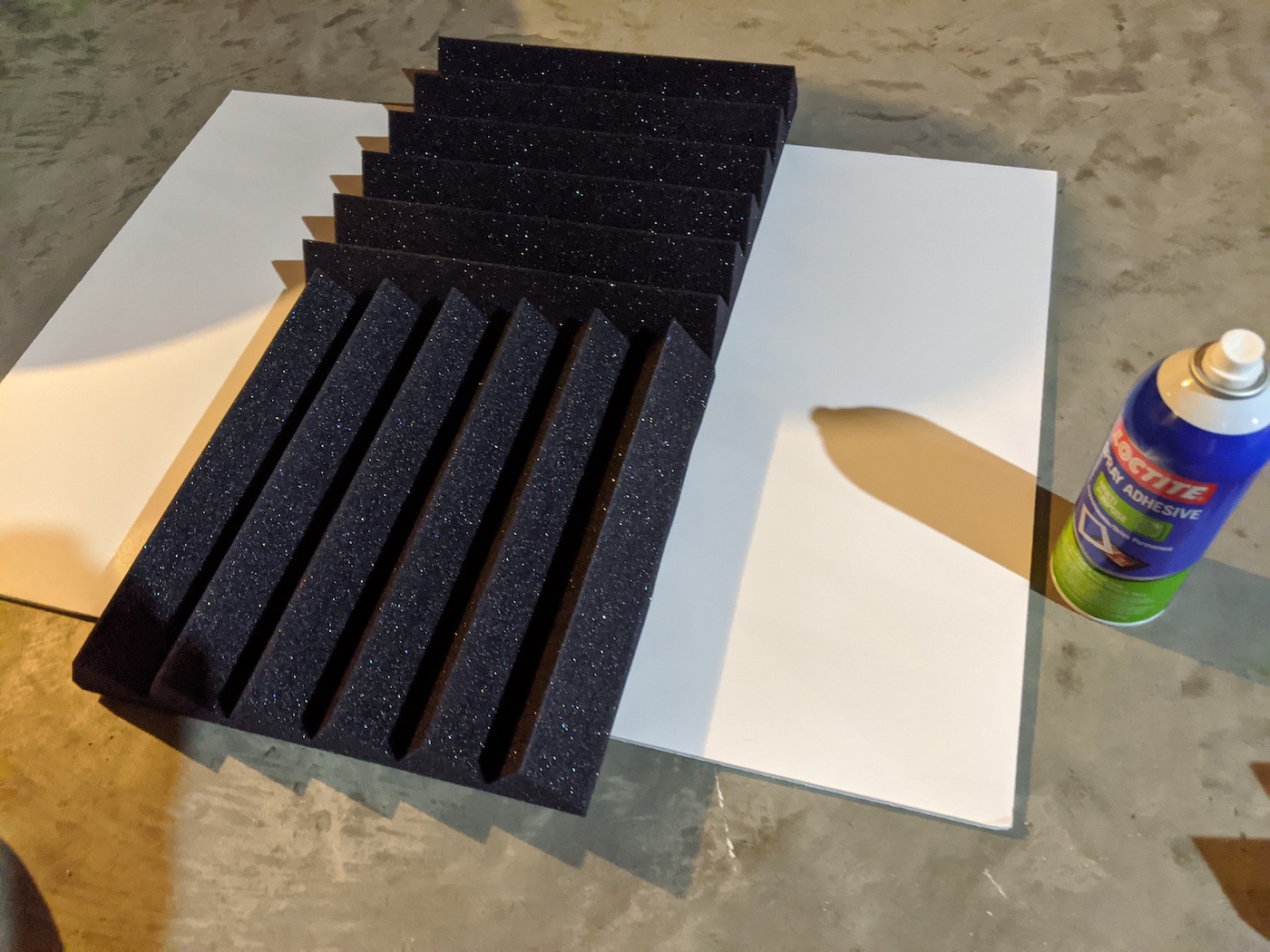 Acoustic Foam Panel Glue Poster Board