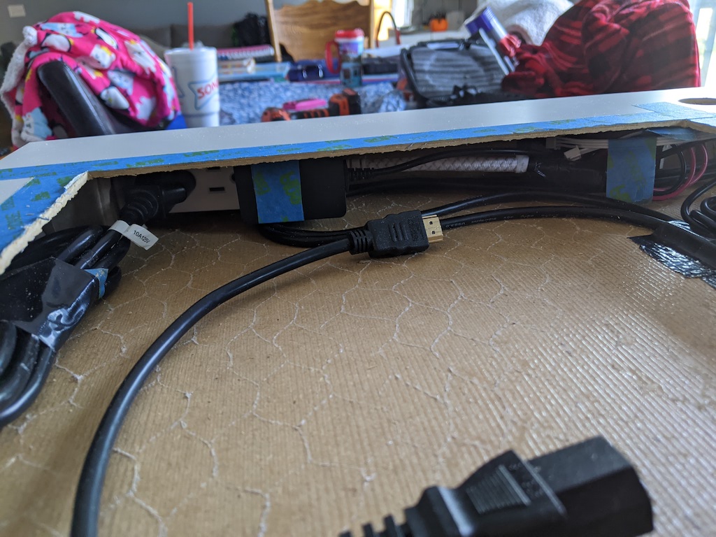 Arcade Table - Wire Placement