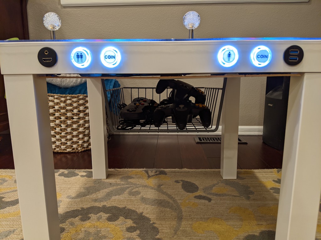 Arcade Table - Controller Storage