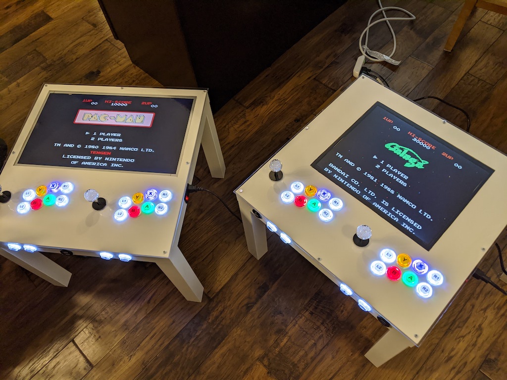 Arcade Table with Ikea Lack and RetroPie