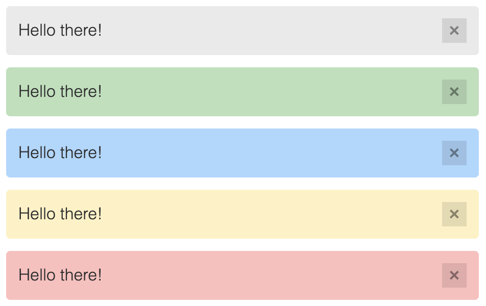 Web Component alert boxes built with Lit