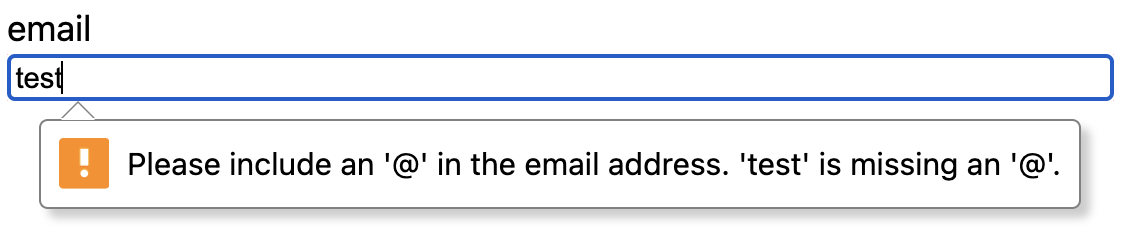 Default HTML Email Validation